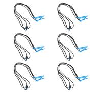 Générique 10 Pièces Émetteurs D'irrigation Goutte à Goutte Stabilisateur de Pression en Plastique Bleu, Angle Réglable, 4 Têtes pour Cultures et Fleurs en Jardin et Parc