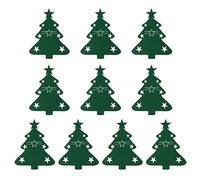 Générique 10 pièces / ensemble porte-couverts en forme d ' arbre de noël couteau festif fourchette organisateur pochettes décor de Table pour les repas de vacances Snowflake Cutlery Pouches