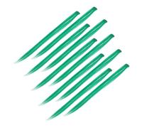Générique 10 pièces Extensions Cheveux Clip In Vert Mèches Lisses sans Pression pour Femmes Accessoires Coiffure Festifs
