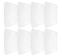 Générique 10 Pièces Filet de Cuisson Jetable en Aluminium pour Barbecue Extérieur, Maille Fine pour Répartition Uniforme Chaleur, Forme Rectangulaire pour Grillades