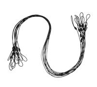 Générique 10 Pièces Lanière pour Stylet Fil De Pêche Tours De Cou Porte-Stylo Cordon De Stylo Cordon De Stylet Lanière Suspendue Ceinture Stylets pour Écrans Tactiles Cordes Plastique Black