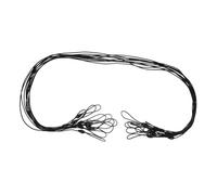 Générique 10 Pièces Lanière pour Stylet lanière Suspendue Stylo avec Pointe Stylet Tours de Cou cordelette Telephone Portable lanière pour Stylo pour Femme Laisse de Stylo Plastique Black
