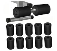 Générique 10 Pièces Manchon D'entraînement Abdominaux en Éponge Noire, Conception Multifonctionnelle, Facile à Nettoyer, Accessoires de Gym pour Exercices à Domicile