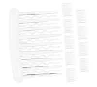 Générique 10 Pièces Peigne à Chignon Transparent Accessoires de Mariage Peignes Décoratifs de Torsade pour Fixer et Élégantes