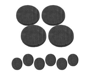 Générique 10 Pièces Plaque Ronde en Graphite Noir pour Électrode Isolation Thermique et Support de Précision, pour Fusion et Raffinage Métallique en Industrie