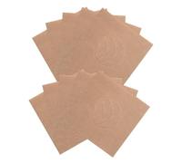 Générique 10 Pièces Pochettes Intérieures pour Disques Vinyles Lot de Papier Kraft pour Protection Antimicrobienne Respirante pour Stockage Vinyle
