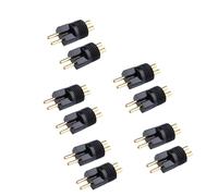 Générique 10 pièces polyvalence 0.78mm 2 broches bornes fiches connexion 2 broches pour les mises à niveau écouteurs lignes casque accessoires câble