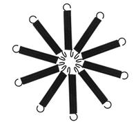 Générique 10 Pièces Ressort de Sécateur de Remplacement en Acier Inoxydable | Pièce de Rechange, Anti-rouille et Robuste, Format Compact pour Entretien du Jardin