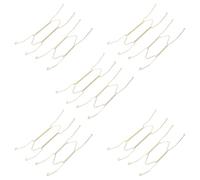 Générique 10 Pièces Support Mural pour Plaque Métallique, Crochet Invisible Stable pour Vaisselle Chinoise, pour Salon et Bureau, Lot, Dimensions 5x8cm et 5x10cm