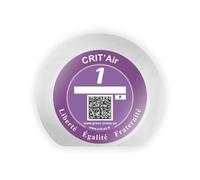 Générique 10 Protections Vignettes Crit’Air Autocollante Auto | Fabrication Française | Protection Plastifiée Transparente Adhésive pour Vignette Crit’Air | Accessoire Pare-Brise Voiture