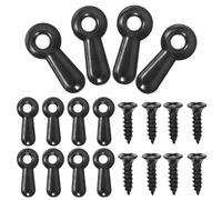 Générique 100 Attaches Fixation Cadre Photo 100pcs, Boucle de Plaque Arrière en Fer, Quincaillerie Encadrement, Bouton Rotatif Vis, Support Solide pour Fixation Fond Cadre, Accessoires