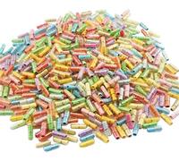 générique 100 Belles Bouteilles de Message en Plastique en Forme de Pilule Transparentes Mignonnes Mini Capsules Amour amitié Souhait Bouteille avec du papierAttractif et Professionnel