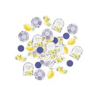 Générique - 100 CONFETTIS CARTON MÉDITERRANNÉE 1.5-3CM BLEU