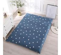 Générique 100% Coton Housse De Matelas pour Japonais Matelas Futon,Housse De Protection Couvercle Anti-poussière pour Traditionnel Sol Matelas Futon,avec Double Fermeture éclair,F,135x190cm/53x75