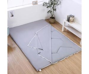Générique 100% Coton Housse De Matelas pour Japonais Matelas Futon,Housse De Protection Couvercle Anti-poussière pour Traditionnel Sol Matelas Futon,avec Double Fermeture éclair,C,150x200cm/59x78