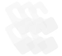 Générique 100 Crochets Adhésifs Transparents Autocollants 20 X 35 MM Lot de 100 Pièces pour Fixation Murale Présentoirs Suspendre Languettes Auto-Adhésives pour Usage Commercial et