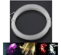 Générique 100 Mètres PMMA Fibre Optique Lumineuse 0,5mm, Câbles À Fibres Optiques, Pour Faire Des Rideaux, Des Écrans, Des Décorations De Ciel De Plafond.