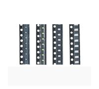 Générique 100 pièces 0402 0603 0805 1206 smd LED rouge jaune vert blanc bleu Orange diode électroluminescente eau claire ensemble de diodes lumineuses(1206 Green)