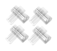Générique 100 Pièces Clip En Espèces Transparent Enveloppe De Trésorerie Claire Enveloppes D'argent Claires Titulaire De La Carte D'argent Support De Stockage De Rouge à Lèvres Plastique