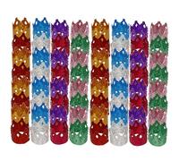 Générique 100 Pièces Dreadlocks charmes de tresse charmes de cheveux pour tresses bijoux de tresse bijoux de cheveux pour tresses bijoux de manchette de cheveux aluminium