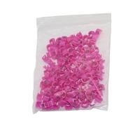 Générique 100 pièces en 2,7 mm 3 mm 4 mm 4,5 mm Anneau de Pied d'oiseau Anneau de Jambe de Perroquet de Pigeon Petit Anneau de Clip de Pied d'oiseau(Pink,2.7mm)