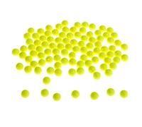 Générique 100 Pièces Flotteurs de Pêche Indicateurs Bouées Flottantes Accessoires Mousse EVA Anti-Absorption Adaptés à La Pêche Sportive Détente, Jaune, 7mm