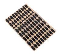 Générique 100 Pièces Patins de Souris Noirs à Bord Incurvé Surface Microtexturée, Faible Friction et Stabilité, Autocollants Ultrafins Pré-découpés pour Gaming et Dessin