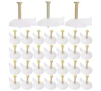 Générique 100 Punaises Murales Métalliques Argentées pour Murs en Ciment, Tenue Stable et Fixation Sécurisée, pour Rideaux et Projets DIY