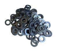 Générique - 100 RONDELLES 8 mm PLATES EN INOX A4 AISI 316