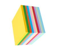 Générique 1000 Feuilles de Papier Origami Carré 7x7 Cm, 10 Couleurs Assorties Double Face, Papier Pliable pour Origami Garçon et Filles et Loisirs Créatifs, Projets Couleur Aléatoire