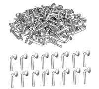 Générique 100Pièces Goupille pour Rayonnage Clip de Galvanisé pour Installation Facile Résistance Usure Maintien des Poutres