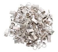 Générique 100pièces Pinces à Rideaux avec Anneaux Métal Clips pour Rideau de Maison Accessoires Légers Éraflure pour Salon Chambre Salle de Bain