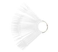 Générique 100pièces Supports De Couleur Pour Vernis à Ongles Éventail De Pratique Transparent Pour De Vernis à Ongles