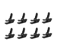 Générique 10PCS Noir Alligator Tarp Clips bâche Pinces Heavy Duty, Alligator Tente Fixation Clips Titulaire, Piscine auvent Couverture Bungee Cord Clip, Collier de Couverture de Voiture
