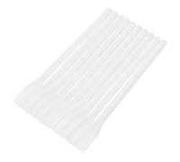 Générique 10pcs Spatules en Plastique Blanches pour Grattoir à Peinture, Application Pratique et Usage Polyvalent, Accessoires pour Maison et École Réutilisable
