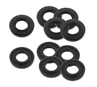 Générique 10pcs Squelette Joint d'huile 16x28x7mm / 16x30x7 / 16x32x7 / 17x29x7 / 17x30x5 / 17x40x10mm TC Type de NBR Noir Radial Joint Joint Bague d'arbre (Taille : 17x30x5mm)