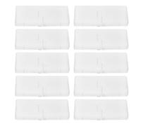 Générique 10pièces Boîte de Rangement Plastique Transparent avec Couvercle pour Brossettes Interdentaires Rectangulaire Portable pour Maison et Voyage
