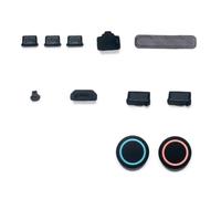 Générique 11 PCS/Set Protecteur contre la poussière, bouchons anti-rayures de port de silicone + bouchons de bascule les accessoires de console de jeu de pour Switch 2 (Style 1)