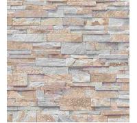 GENERIQUE - 12 02363-10 Vinyl sur Intissé Brique Beige - DECOR DESIGN