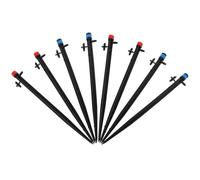 Générique 12 Arroseurs Micro-Aspersions Réglables pour Jardin Système D’Irrigation Goutte-à-Goutte 12 Pièces 6 Arroseurs Rotatifs 28 CM 8 Trous Irrigation Serrage et Extérieur Système