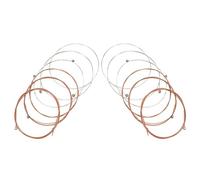 Générique 12 Cordes de Guitare Folk en Métal Accessoires Guitare Professionnels pour Remplacement Améliorant la Qualité Sonore et Offrant un Équilibre Chaleureux
