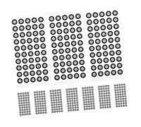Générique 12 Feuilles Point D'Identification du Scanner Marqueur De Cibles Réfléchissantes Scanners 3D Point De Référence Autocollant De Positionnement Pop Film Réfléchissant Point De