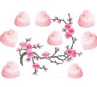 Générique 12 Fondants Parfumés en Cire de Soja - Forme Coeurs Smiley (Parfum Jasmin)