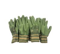 Générique 12 paires de gants jardinage for le travail, l'entretien, caoutchouc résistant à l'usure, les outils charpentier(12 pairs of green)
