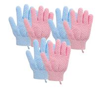 Générique 12 Pièces de bain à cinq doigts éponge de bain jetable exfoliant de bain épaissis moussants riches démaquillants peaux mortes de spa nylon