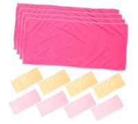 Générique 12 Pièces Ensemble De Serviettes pour Chien Sèche-Linge Lavables pour Chiots Bol pour Chien Tapis De Refroidissement pour Chien Tapis De Pipi pour Chien Extra Large Imperméable