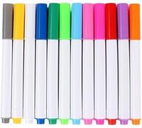 Générique 12 pièces Stylos Effaçables pour Tableau Lumineux LED Marqueurs Lavables pour Dessin et Doodle Garçon Fille Planche Acrylique