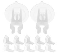 Générique 12 Pièces Ventouse pour Bougies LED en PVC Transparente, Accessoire Pratique et Facile à Retirer, pour Décoration de Fête et Fixation sur Verre