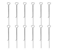 Générique 12 Pinces Porte-mèches en Acier au Carbone pour Fabrication de Bougies, Outil de Centrage Mèche, Accessoires DIY pour Maintien Précis, pour Création Bougies Maison