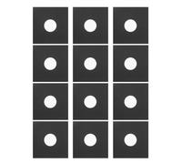 Générique 12 Pochettes de Disque Vinyle en Papier Kraft Noir, 12 Pouces | Doublure Interne Lisse à Double Couche, Rangement Facile, pour Transport et Studios, Lot de 12